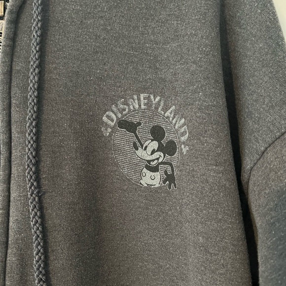 Disneyland park zip up sweatshirt with Mickey. Adult L. - Picture 3 of 6